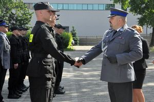 ślubowanie policjantów