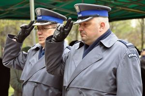 Obchody 77 rocznicy zbrodni katyńskiej - Grób Policjanta Polskiego, Katowice 21.04.2017 r