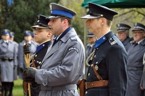 Obchody 77 rocznicy zbrodni katyńskiej - Grób Policjanta Polskiego, Katowice 21.04.2017 r