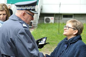 Obchody 77 rocznicy zbrodni katyńskiej - Grób Policjanta Polskiego, Katowice 21.04.2017 r