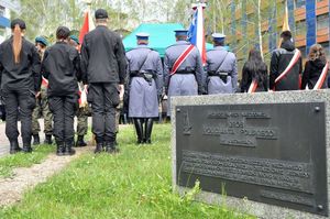 Obchody 77 rocznicy zbrodni katyńskiej - Grób Policjanta Polskiego, Katowice 21.04.2017 r