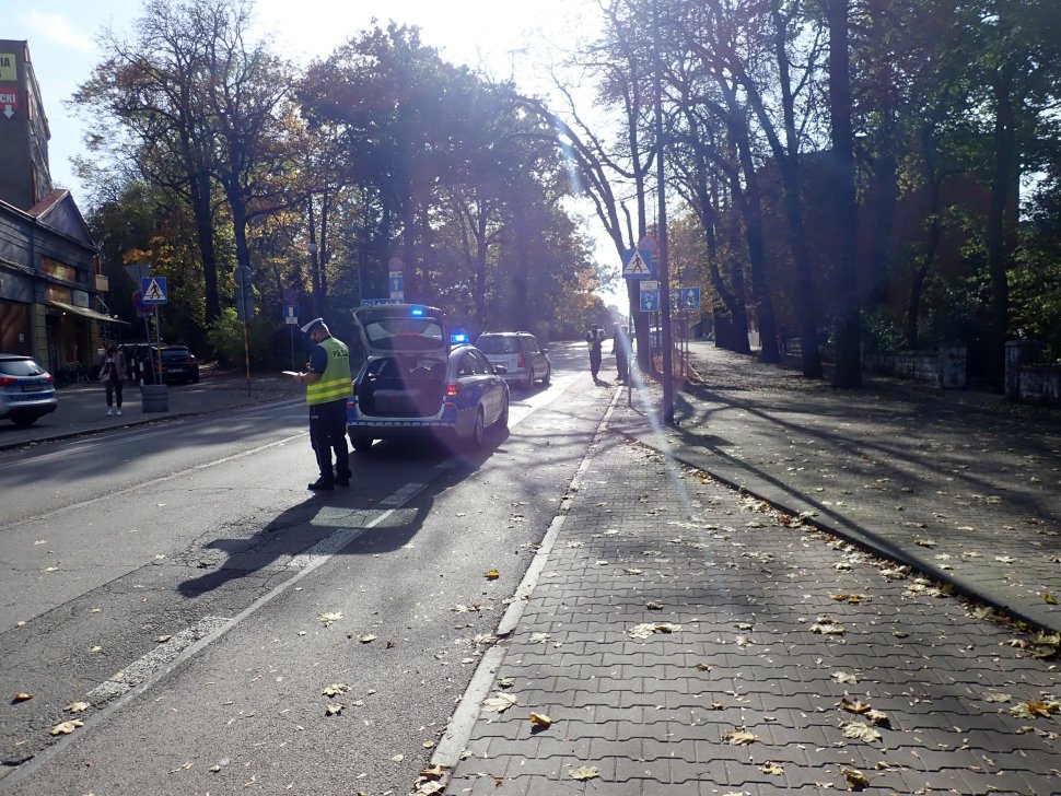 Rybnik, ul. 3 Maja - potrącenie pieszej na oznakowanym przejściu dla pieszych.