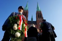 Komendant na rybnickich Obchodach Święta Niepodległości