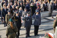 Komendant na rybnickich Obchodach Święta Niepodległości