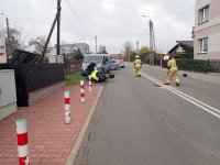 Wypadek drogowy - Piece, ul. Rydułtowska, skrzyżowanie z ul. Sportową i Graniczną.