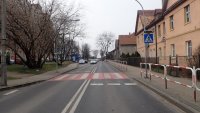 Rybnik, ul. Zebrzydowicka, miejsce potrącenia 90-latka.