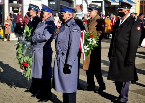 Obchody 11 listopada. Przedstawiciele służb mundurowych.