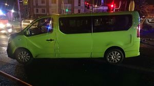 Opel vivaro, który uczestniczył w wypadku drogowym.