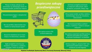 Plakat z informacjami.