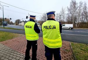 Policjanci podczas działań NURD.