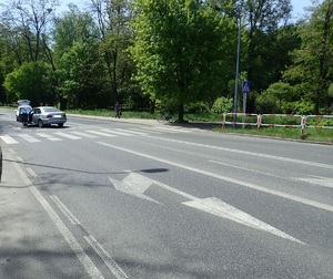 Rybnik, ulica Gliwicka - miejsce potrącenia 72-latki.