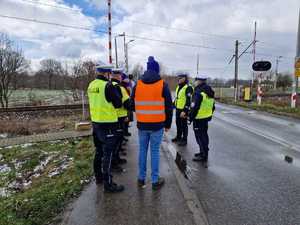 Wspólne działania z udziałem policjantów i pracowników Kolei Śląskich