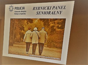 Slajd rozpoczynający Rybnicki Panel Senioralny.