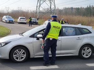 Akcja &quot;Trzeźwy poranek&quot;, Rybnik ulica Podmiejska.