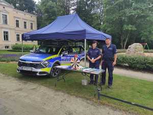 Policjanci na pikniku rodzinnym w Czerwionce - Leszczynach.