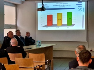Komendant Miejski Policji w Rybniku prezentuje wyniki osiągnięte w minionym 2023 roku przez rybnickich policjantów.