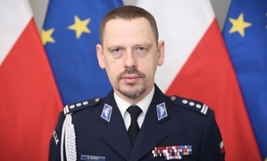 Na zdjęciu Komendant Główny Policji inspektor Marek Baroń.