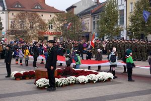 Na zdjęciu uroczyste obchody z okazji Święta Niepodległości.