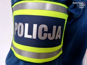 Opaska z napisem Policja