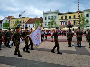 Na zdjęciu uroczystość na rybnickim rynku.