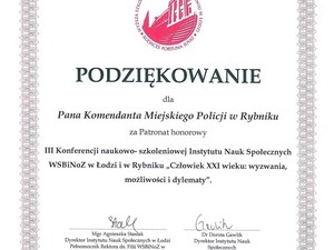 podziekowanie