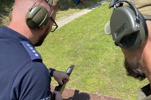 Policjanci podczas zawodów o PUCHAR KOMENDANTA