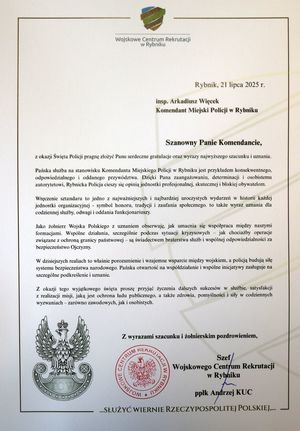Podziękowania.