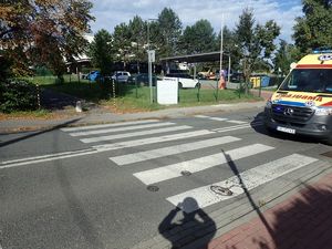 Na zdjęciu oznakowane przejście dla pieszych na ulicy Energetyków.