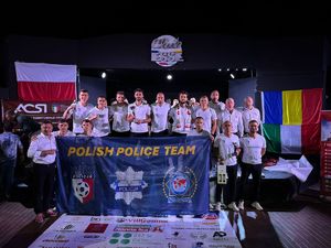 Na zdjęciu reprezentacja Komendanta Głównego Policji.