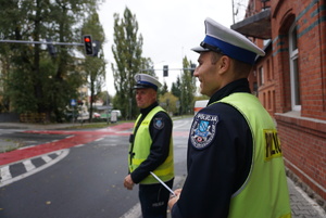 Na zdjęciu policjanci z rybnickiej komendy.