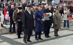 Na zdjęciu Uroczyste Obchody Święta Niepodległości w Rybniku.
