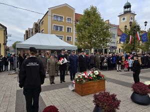 Na zdjęciu Uroczyste Obchody Święta Niepodległości w Rybniku.