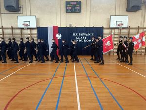 Na zdjęciu ślubowanie kadetów z Zespole Szkół numer 5 w Rybniku.