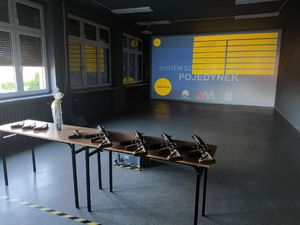 Na zdjęciu nowa strzelnica w Zespole Szkół numer 5 w Rybniku.