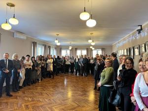 Na zdjęciu zaproszeni goście. Spotkanie opłatkowe.