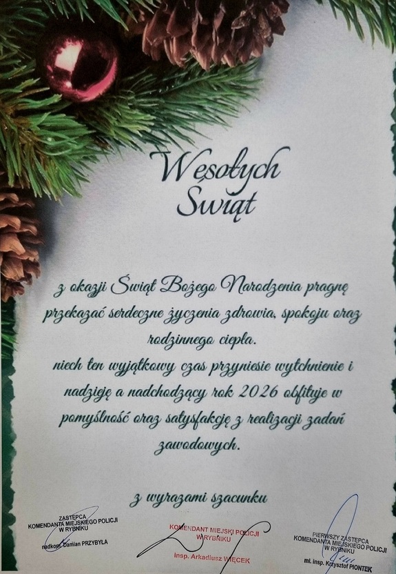 Życzenia świateczne.