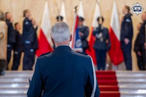 Na zdjęciu ślubowanie nowych policjantów.