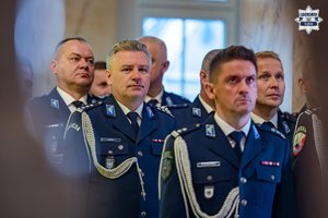 Na zdjęciu ślubowanie nowych policjantów.