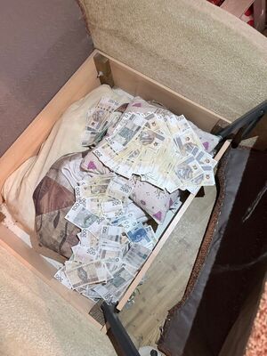 Gotówka, która została odzyskana przez policjantów.