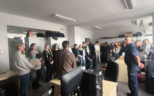 Na zdjęciu studenci z Raciborza.