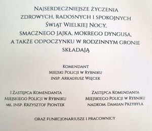 Życzenia.