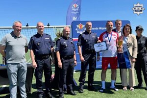 "Mundial Uniejów" o Puchar Komendanta Głównego Policji. Reprezentacja śląskiej Policji na podium.