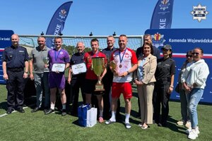 "Mundial Uniejów" o Puchar Komendanta Głównego Policji. Reprezentacja śląskiej Policji na podium.