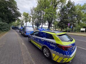 Policjanci zabezpieczali mecz podwyższonego ryzyka.