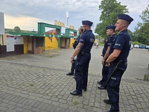 Policjanci zabezpieczali mecz podwyższonego ryzyka.