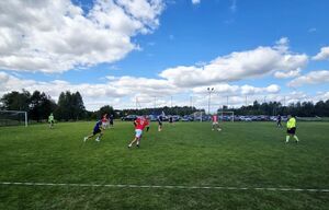 Na zdjęciu sportowa rywalizacja.